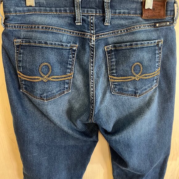 Lucky Brand Womens Blue Jeans - Sofia Straight Size‎ 6/28 Medium Wash Denim - Picture 6 of 10